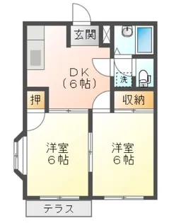 イーグルレジデンスA【1階】の間取り