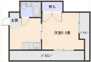 コーポ御用【4階】の間取り