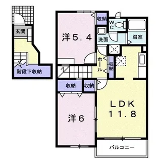 マジョリティー【2階】の間取り