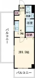 エスティメゾン三軒茶屋II【4階】の間取り