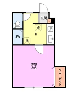 L collection 古町【1階】の間取り