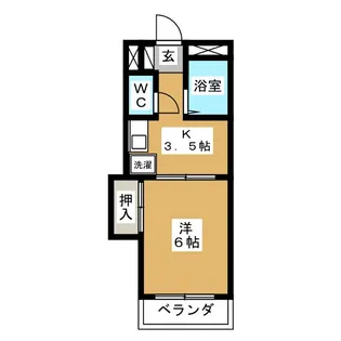 プラネット南橋本【3階】の間取り
