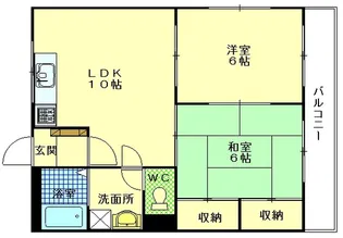 東宝牛田ビル【4階】の間取り