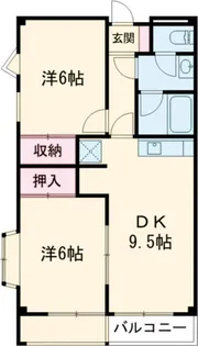 ロワール市川【1階】の間取り