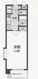 ダイアモンド新白河IV【4階】の間取り
