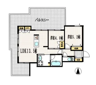 OID Terrace【3階】の間取り