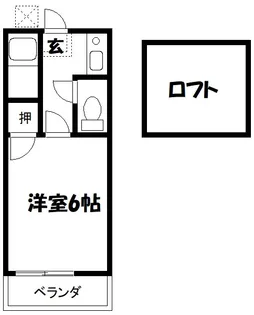 アピロス奥戸【1階】の間取り