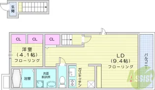 グランツR3【2階】の間取り