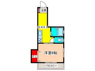 大野マンション【3階】の間取り
