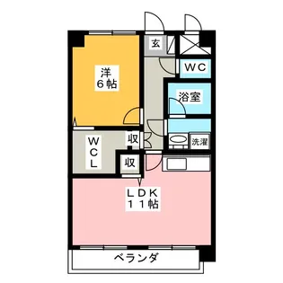 テイガンIII【5階】の間取り