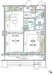リヴシティ関内【8階】の間取り
