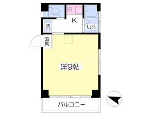 コーポヤマワ【3階】の間取り