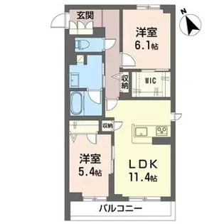 Raffine【2階】の間取り