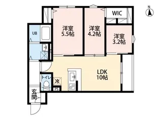 robot home 一之江【2階】の間取り