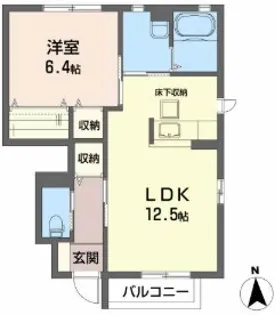 シャッフレI【1階】の間取り