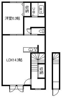 プラウド ファースト【2階】の間取り