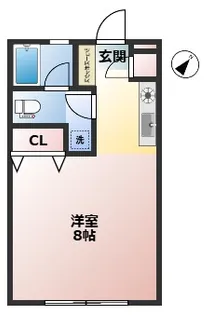 コーポジュン【1階】の間取り