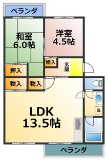 メゾン江坂【3階】の間取り