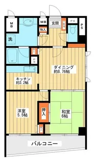 セザン・ビヨーク【3階】の間取り