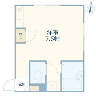 サンライズA【1階】の間取り