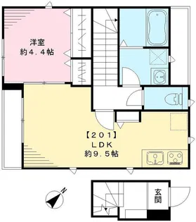 YOUR MAISON代々木【2階】の間取り