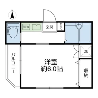 ポラリス大森北【2階】の間取り