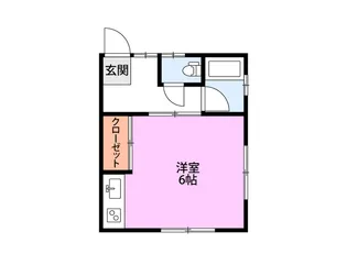 コーポラス栄【2階】の間取り