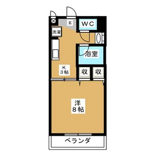 サープラスみき【1階】の間取り