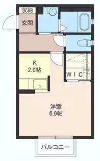 ソレアード【2階】の間取り