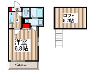 グランエスポワール八潮【3階】の間取り