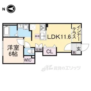 ChromaMeadows【1階】の間取り