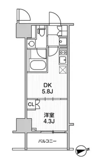 レジデンシャル町屋【2階】の間取り