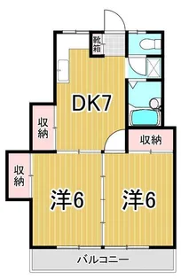 サニーコープ佐倉【1階】の間取り