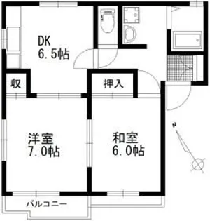 エスポワール【2階】の間取り