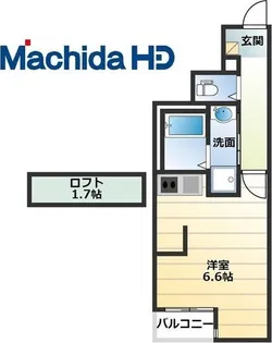 あんしん+浜寺公園町08-5002【1階】の間取り