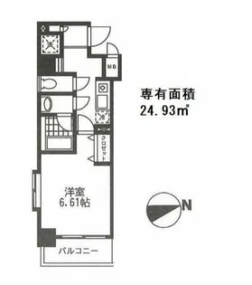 ロンスリー・イースト【4階】の間取り