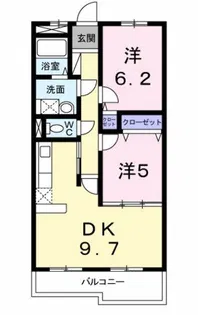 クレセールヴァンブ【3階】の間取り