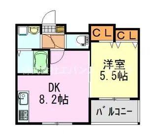 プラチナレジデンス【1階】の間取り