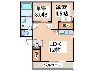 メゾン湘南【3階】の間取り