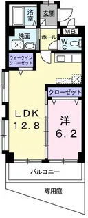 オーシャンブルー【1階】の間取り