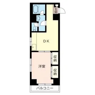 信水ステーションハイツ【5階】の間取り