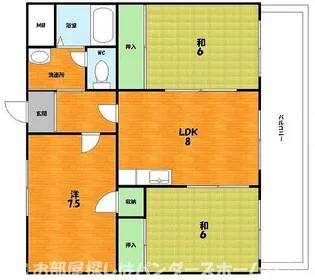 ハイメゾン中西【1階】の間取り