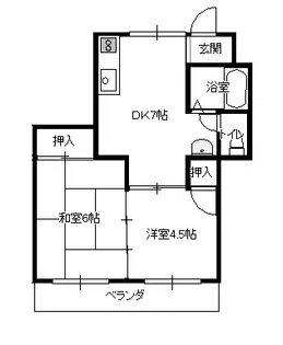 ピープルハウス【2階】の間取り