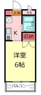 アメニティ高坂【1階】の間取り