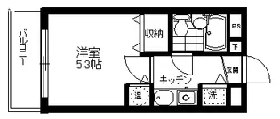 ベルシェ白金台【2階】の間取り