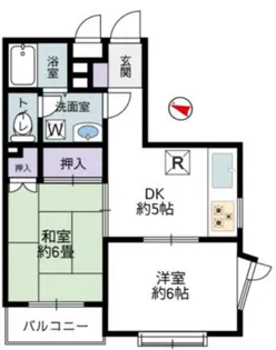 クリエイト川崎【1階】の間取り