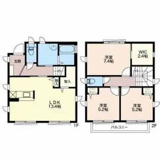 長野県松本市元町1【一戸建】の間取り