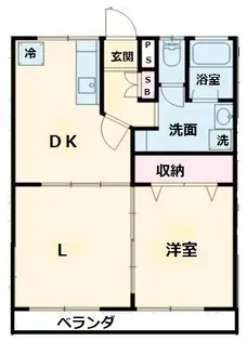 コーポラス山栄【2階】の間取り