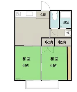 コーポサンシャイン【2階】の間取り