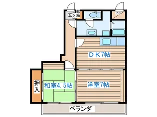秋葉マンション【2階】の間取り